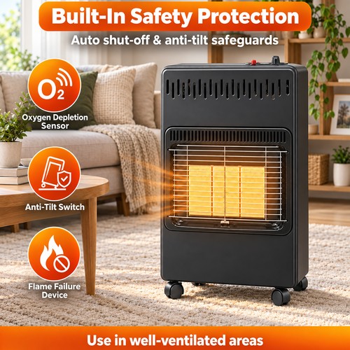 Portable gas heater 2kw - portable,