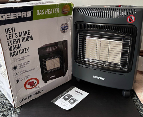 Geepas ggh28552uk portable - portable, gas