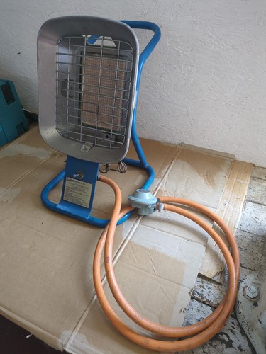 Portable heater regulator and - heater,