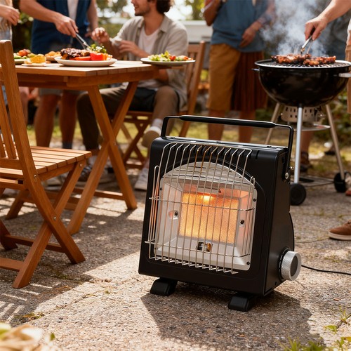 Camping gas cooker - gas, heater